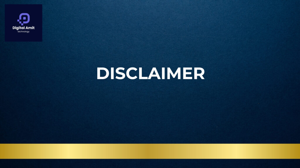 Disclaimer-Digitalamit